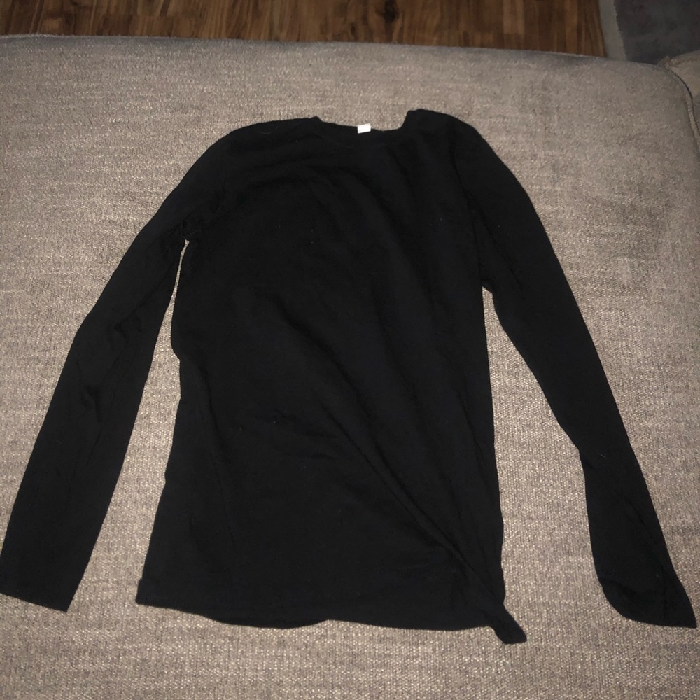 Black long sleeve shirt